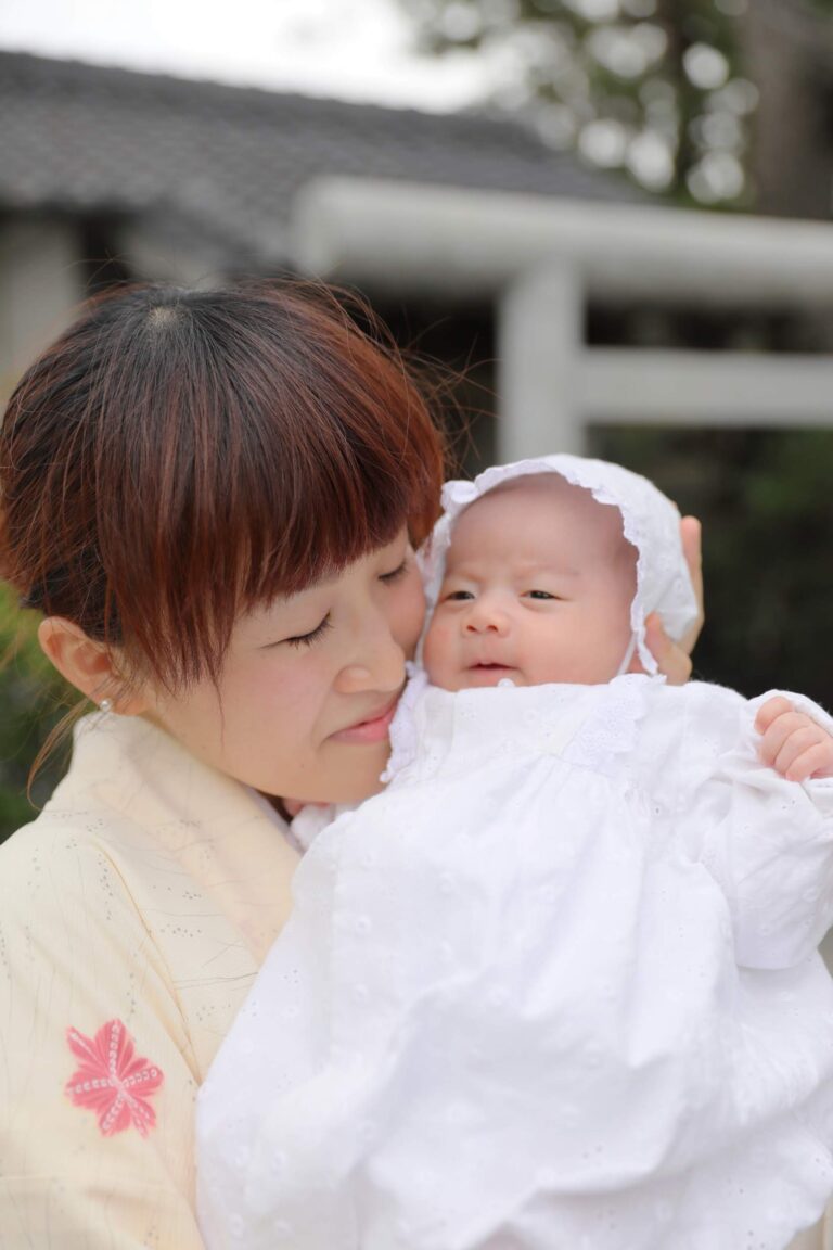 家族愛を未来へつなぐ、お宮参り撮影